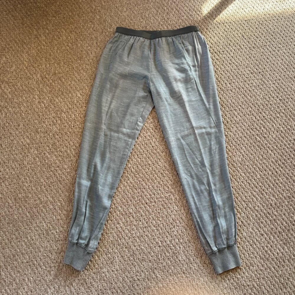 Vince 100% Silk Blue Pants Joggers Women's - XS